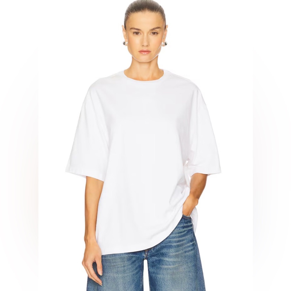 GRLFRND Oversized Tee in White